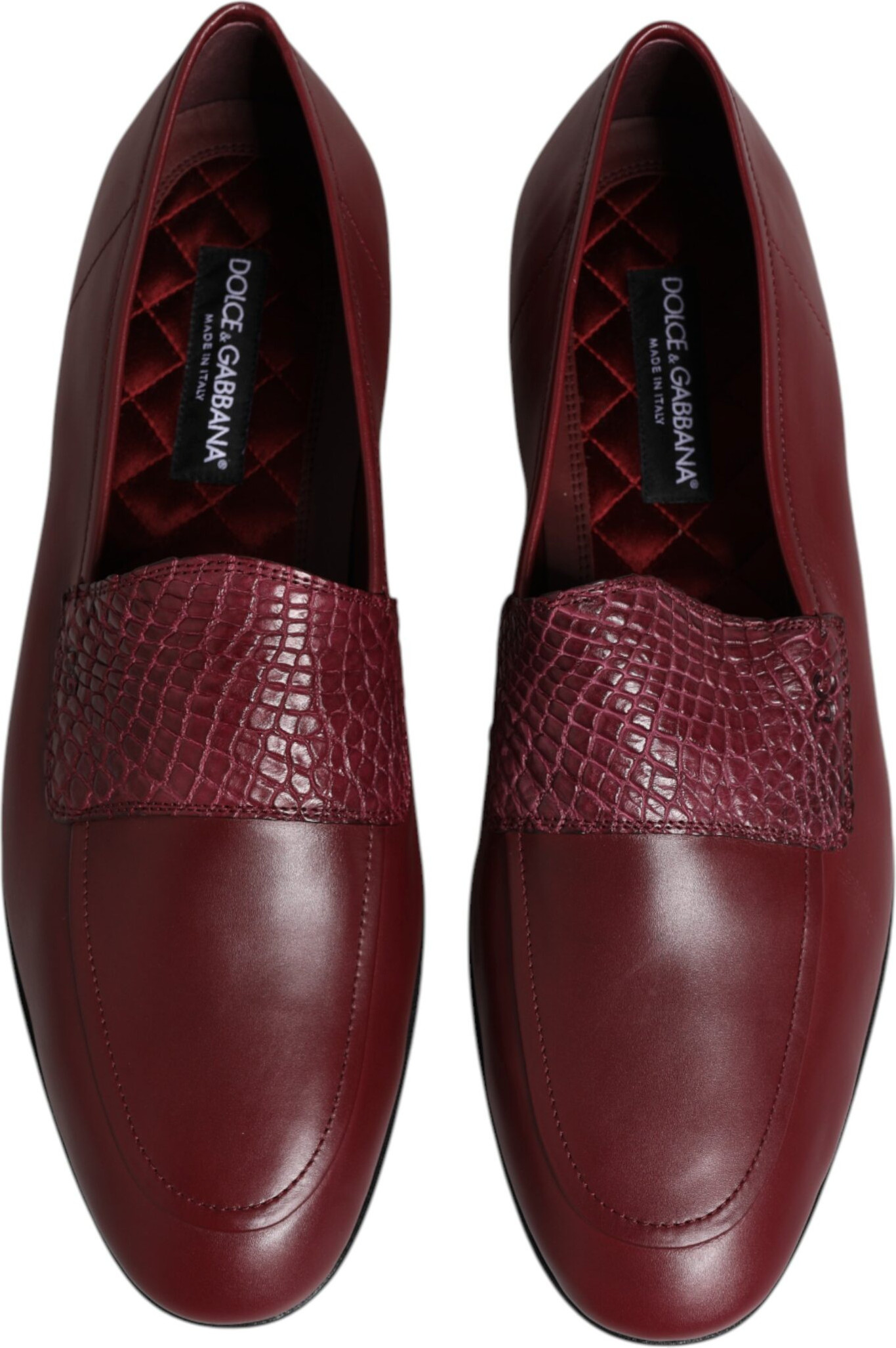 Dolce & Gabbana rasmiy slip-on poyabzali erkaklar uchun