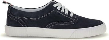 Blue Calf Leather Bos Taurus Low Top Sneakers