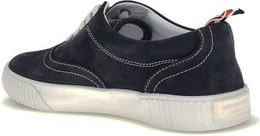 Blue Calf Leather Bos Taurus Low Top Sneakers