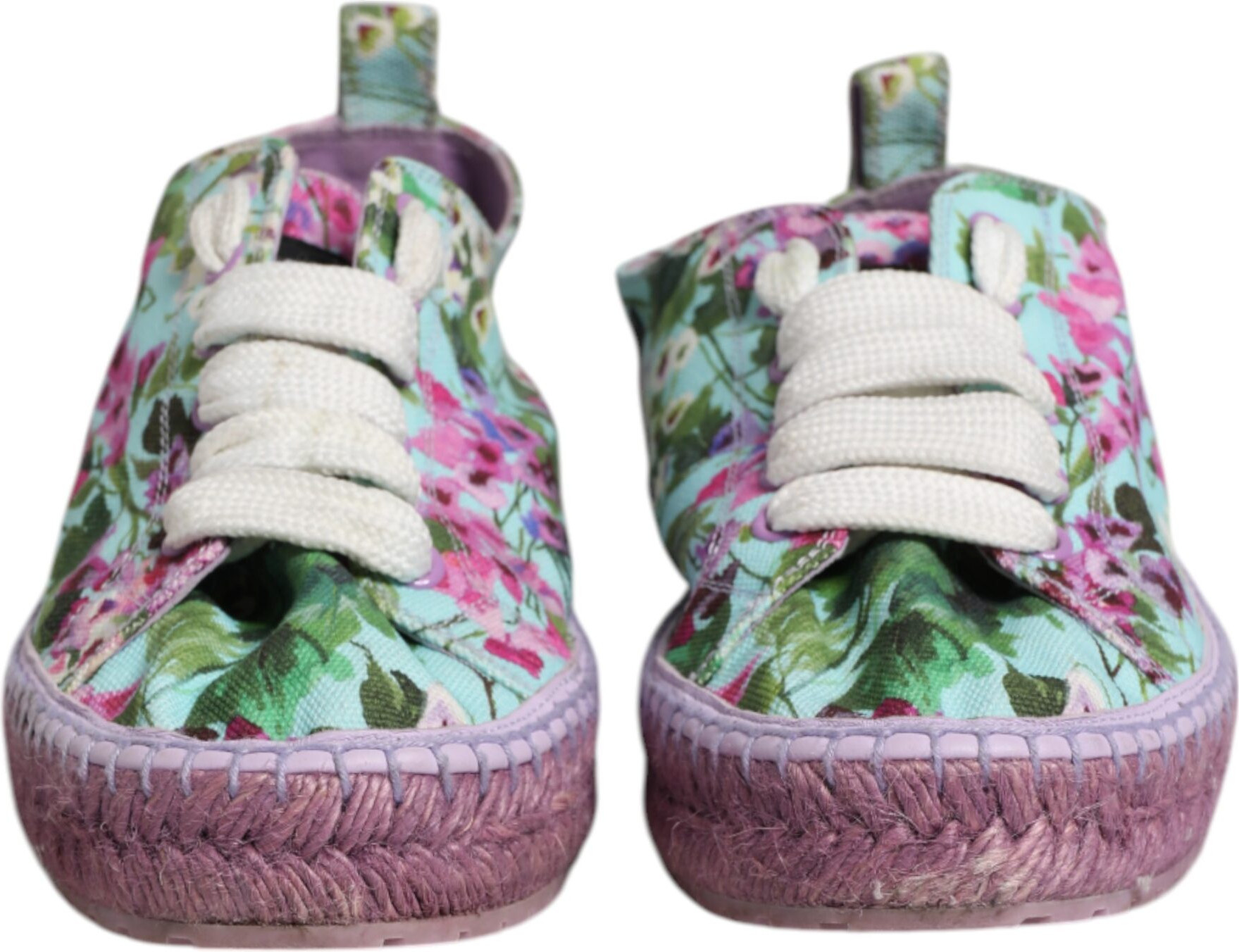 Ko'p rangli kanvas Espadrilles krossovkalari Dolce & Gabbana