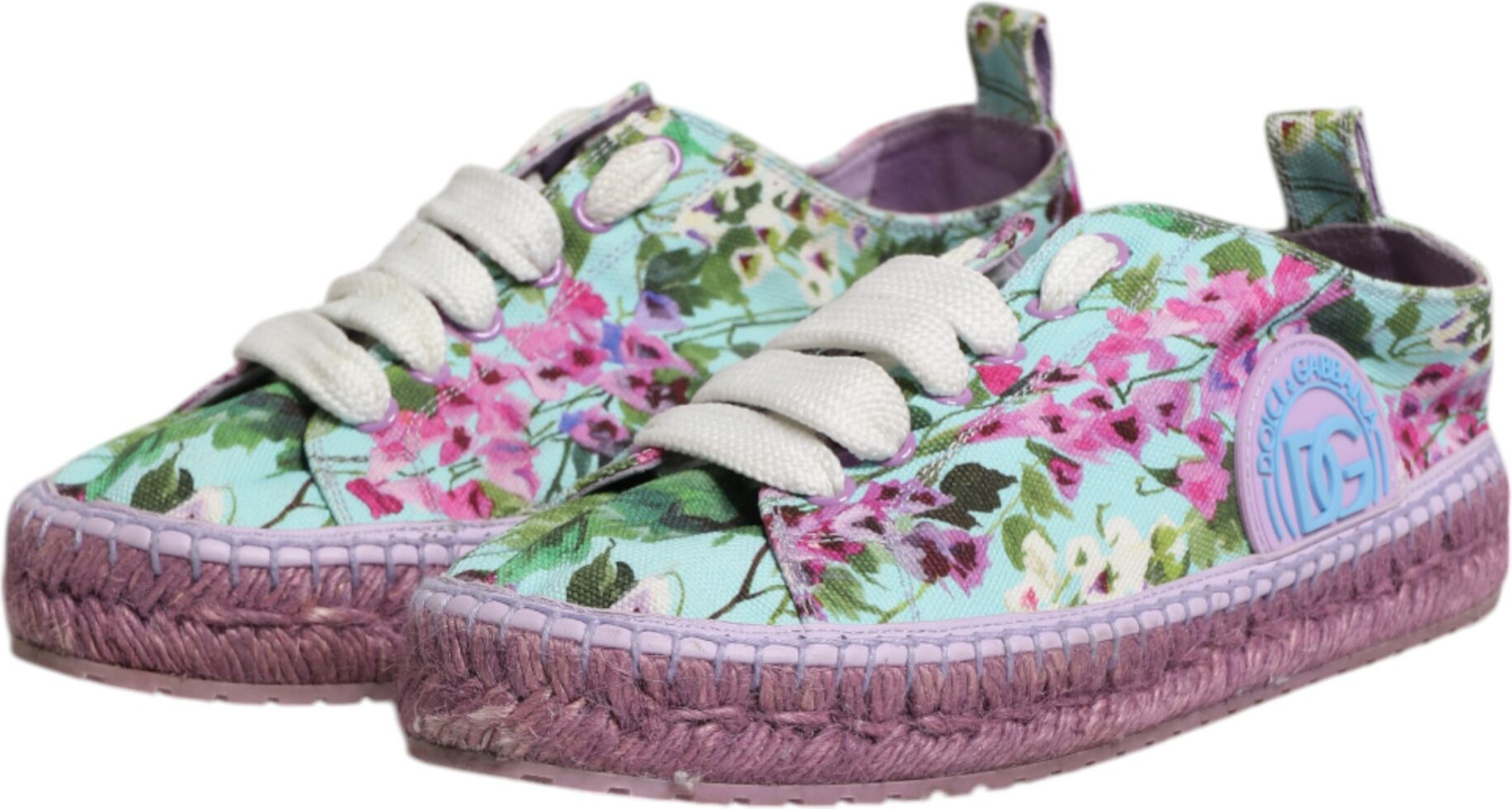 Ko'p rangli kanvas Espadrilles krossovkalari Dolce & Gabbana