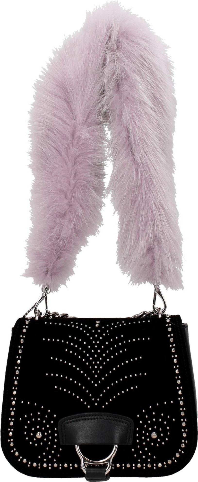 Shoulder Bag Miu Miu Purple Fur