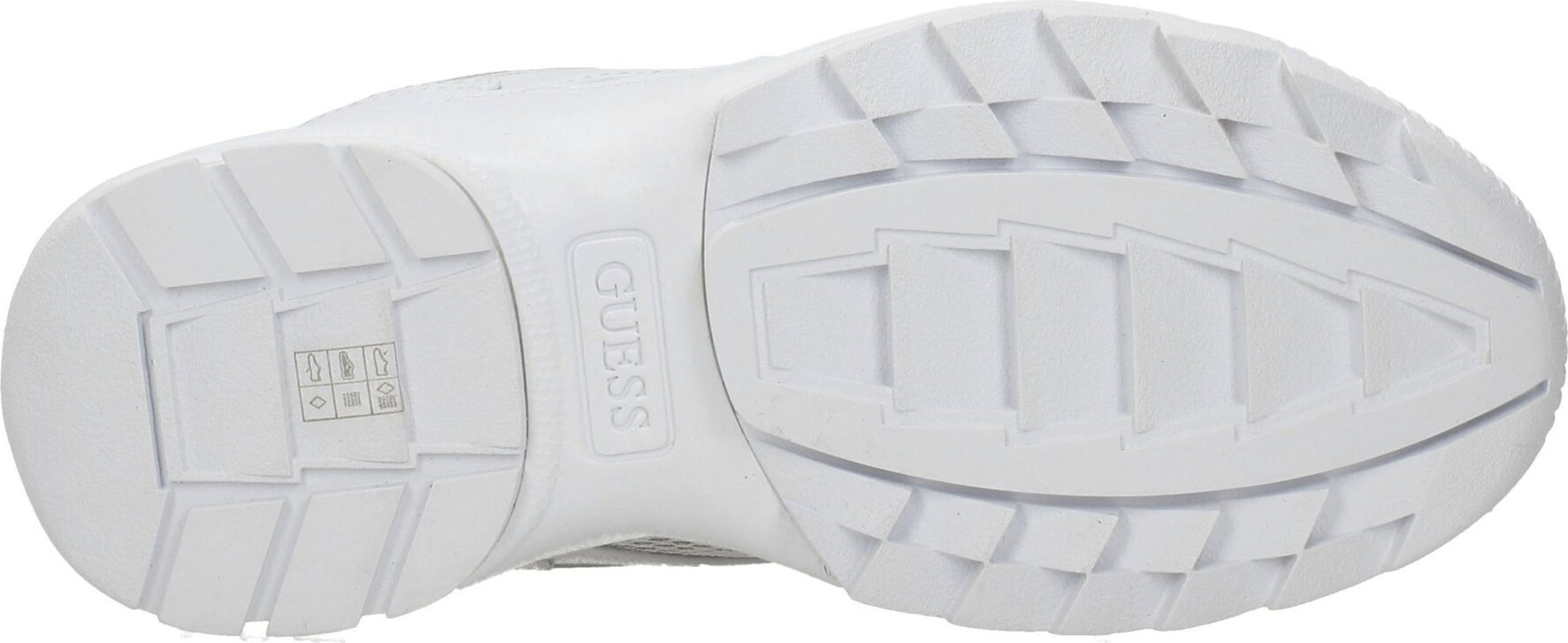 Белые кроссовки GUESS Chunky из полиэтилена