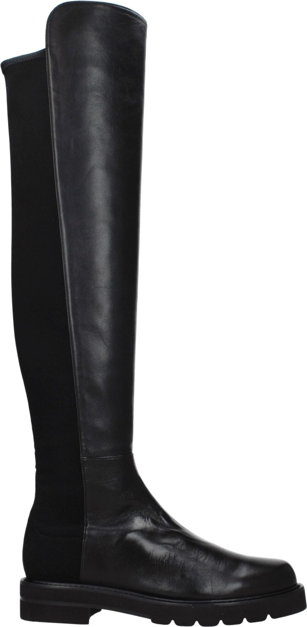 Stuart Weitzman Black Leather Over The Knee Boots