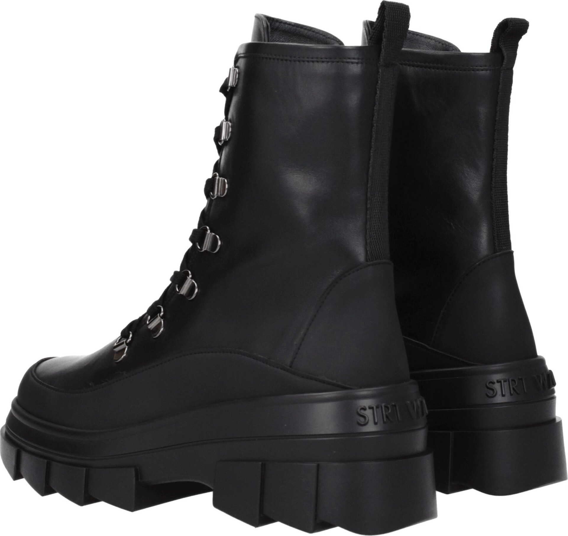 Qora teri tovonli etiklar Stuart Weitzman