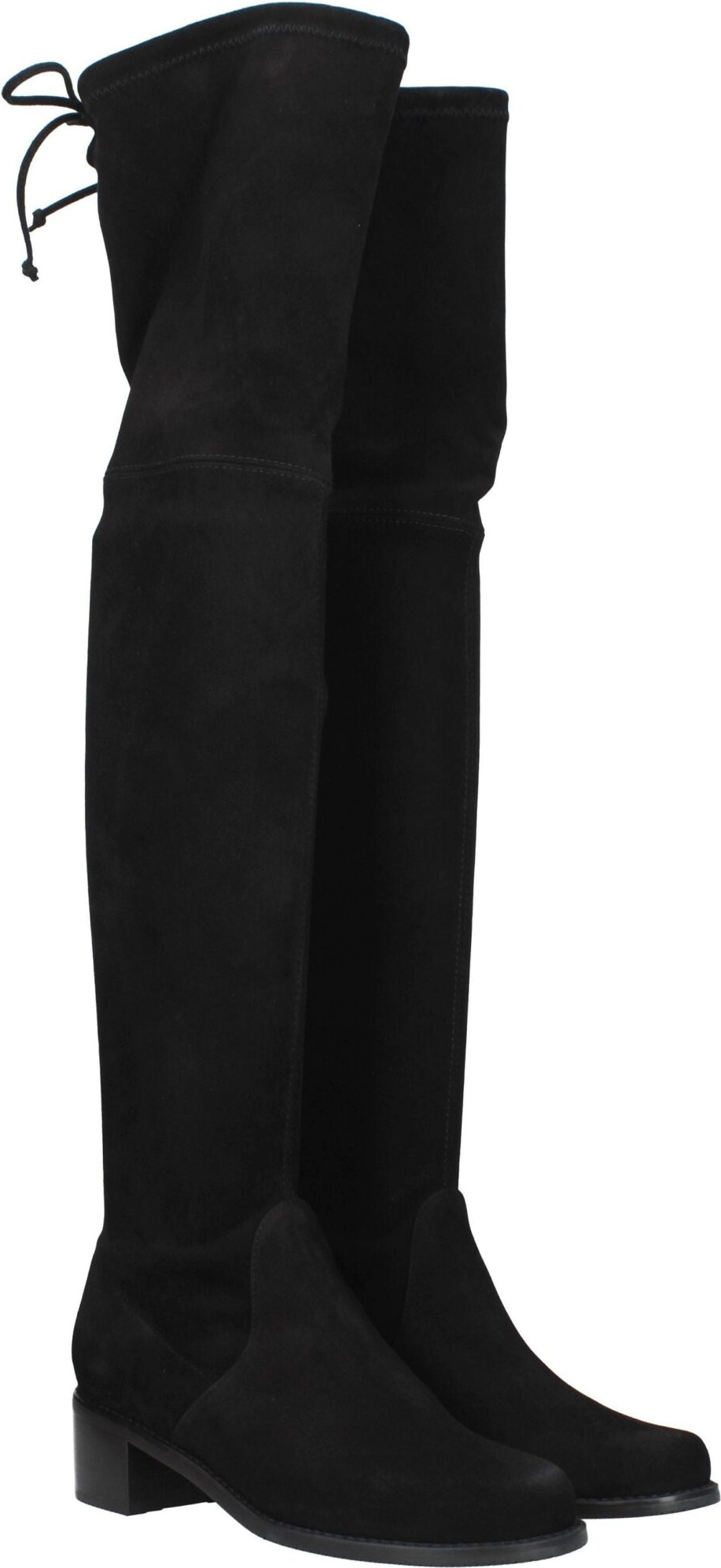 Boots Stuart Weitzman Black Leather Over The Knee