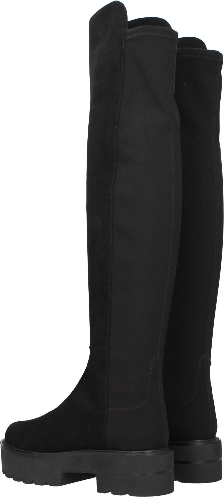Boots Stuart Weitzman Black Leather Over The Knee