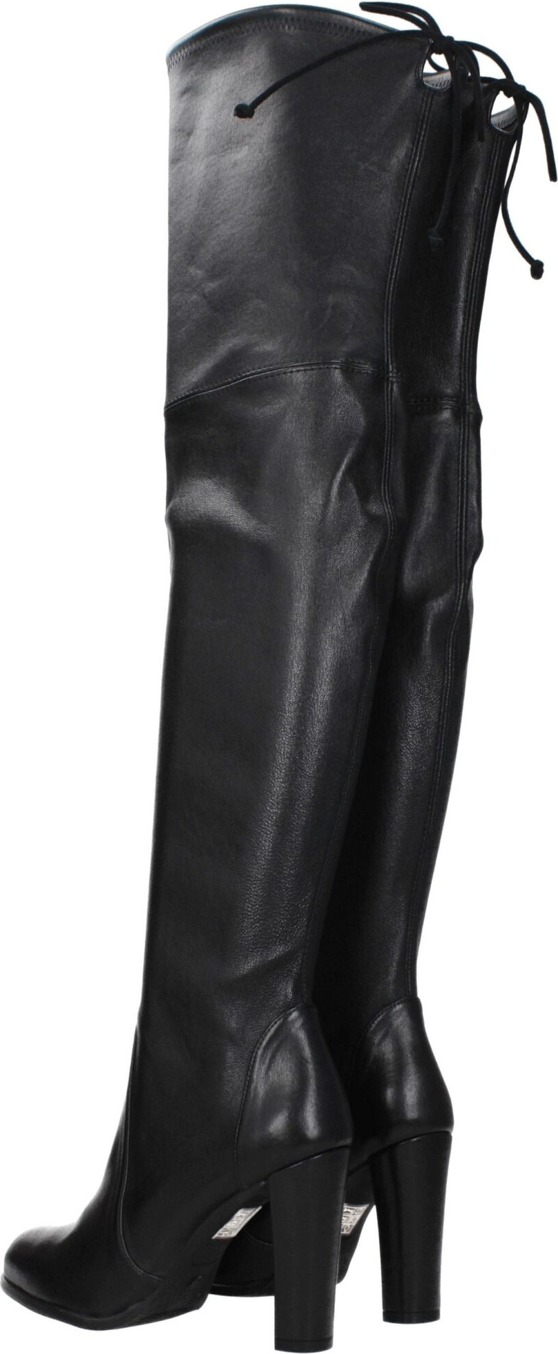 Ботинки Stuart Weitzman Черная Кожа Выше Колена