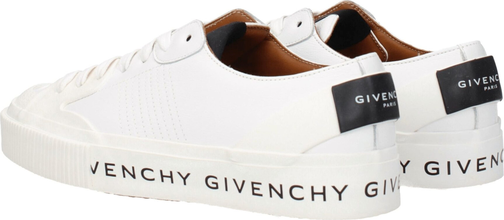 Белые кожаные кроссовки Givenchy с низкой посадкой