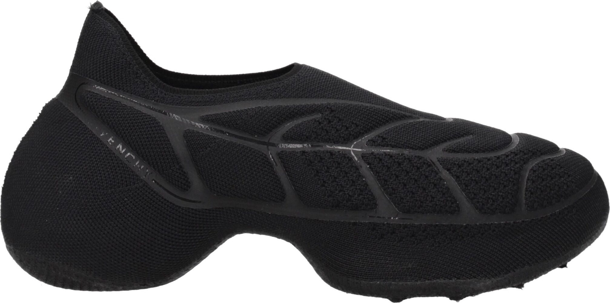 Givenchyning qora matodan tikilgan slip-on mokasinlari