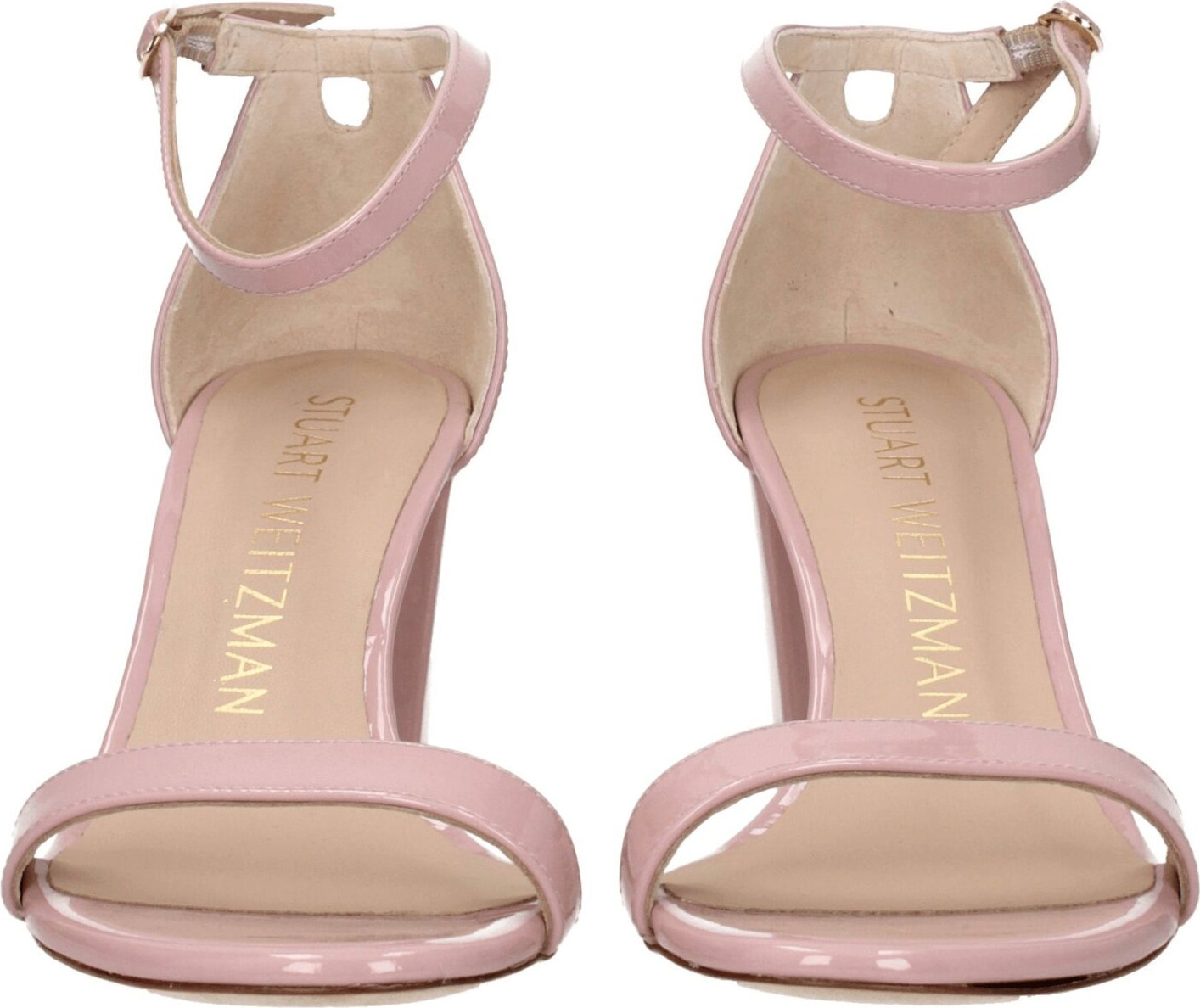 Pink Leather Stiletto Heel Sandals Stuart Weitzman