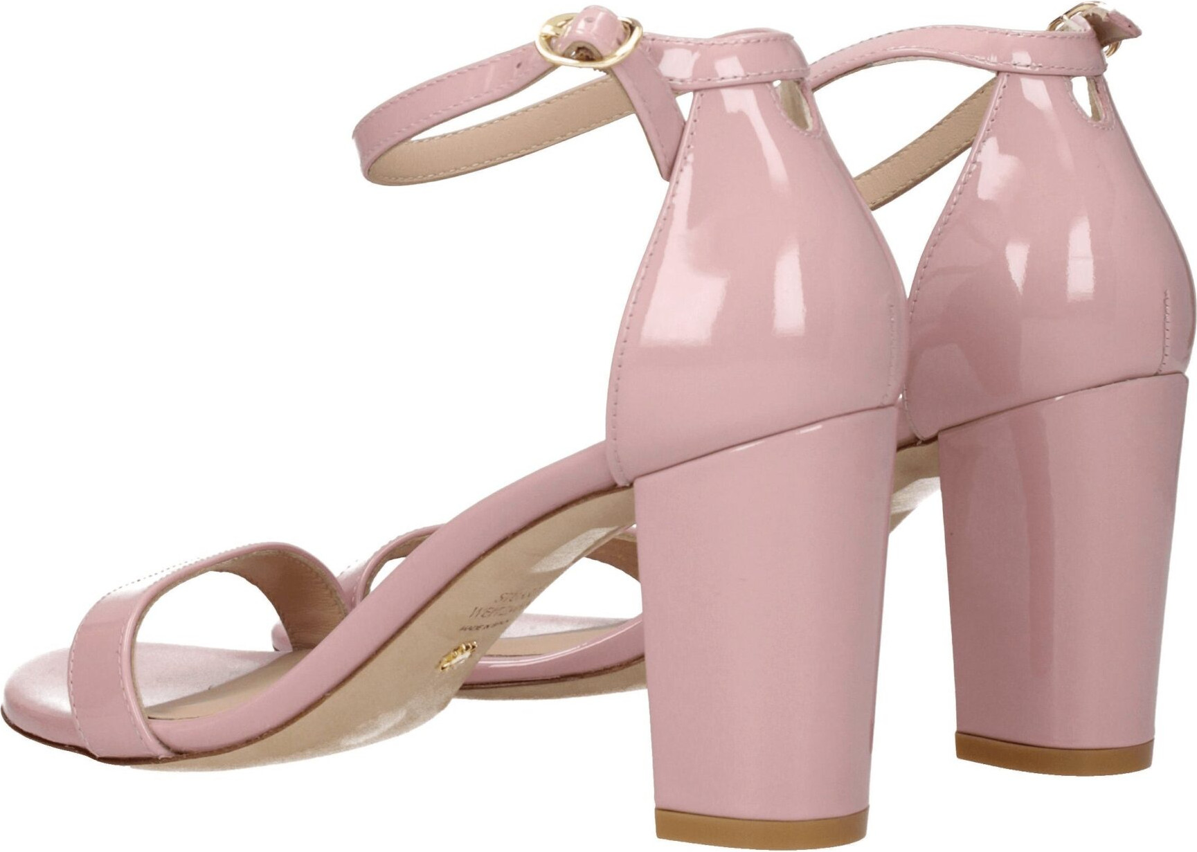 Pink Leather Stiletto Heel Sandals Stuart Weitzman