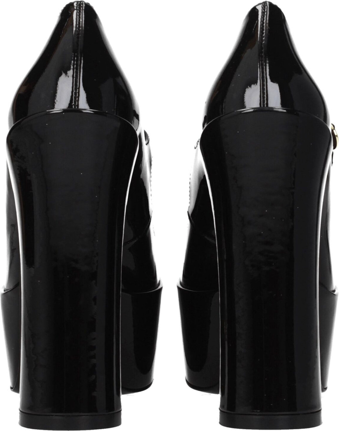 Black Leather Platform Pumps Stuart Weitzman