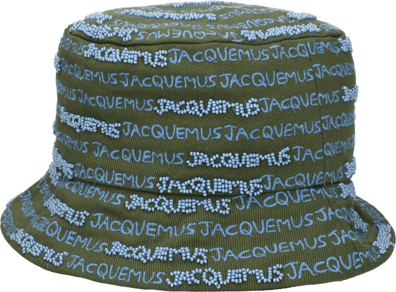 Шапка Jacquemus Зеленая Хлопковая Панама