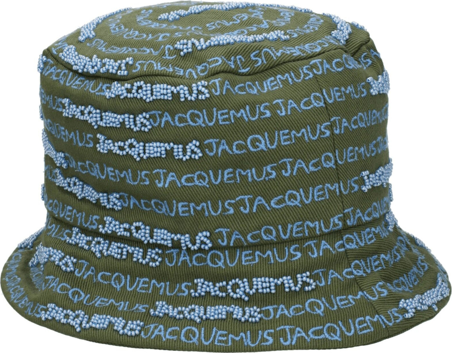 Шапка Jacquemus Зеленая Хлопковая Панама