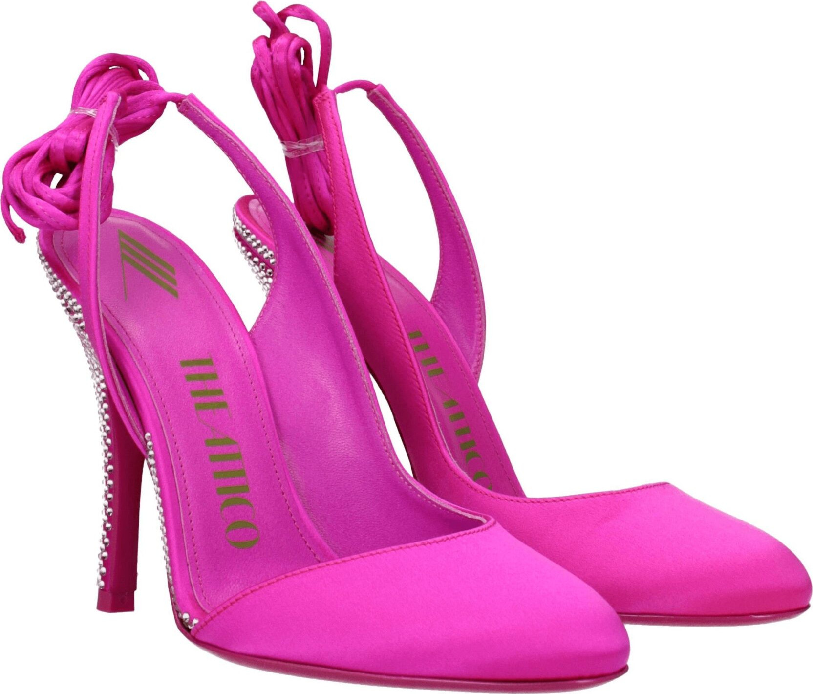 The Attico Pink Zamsh O'yinchi Oyoq Kiyimlari
