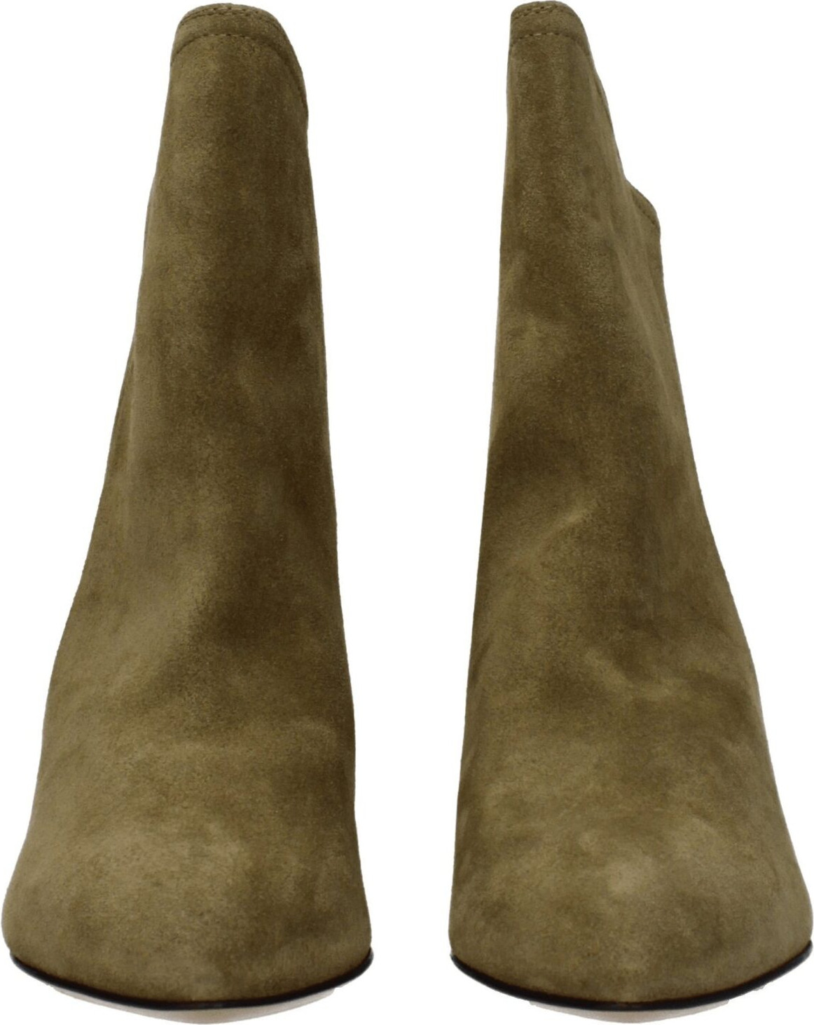 Gray Leather Ankle Boots Isabel Marant