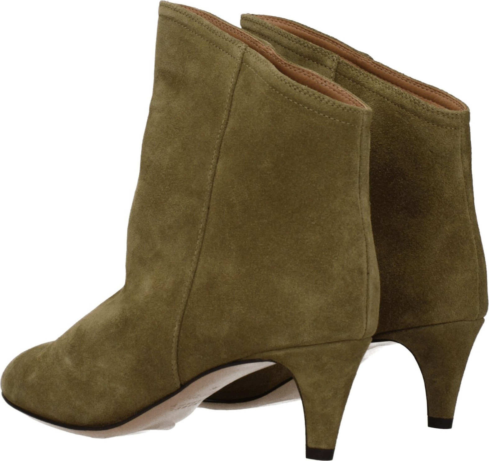 Gray Leather Ankle Boots Isabel Marant