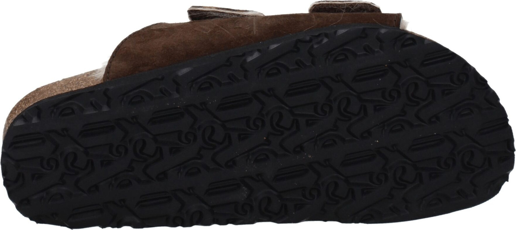 Brown Leather Slippers Palm Angels