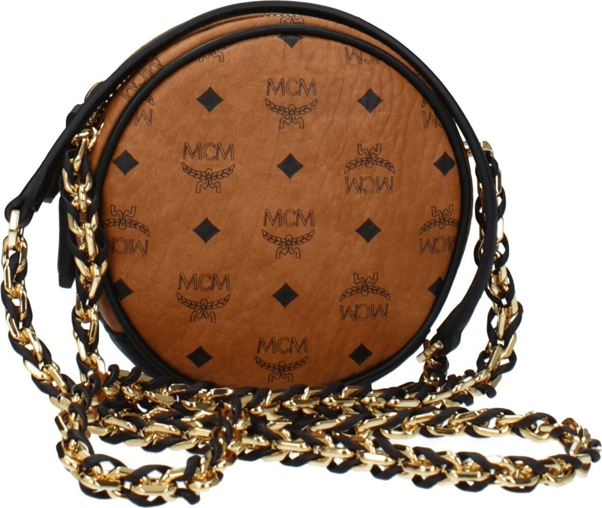 Сумка через плечо MCM Коричневая Кожа