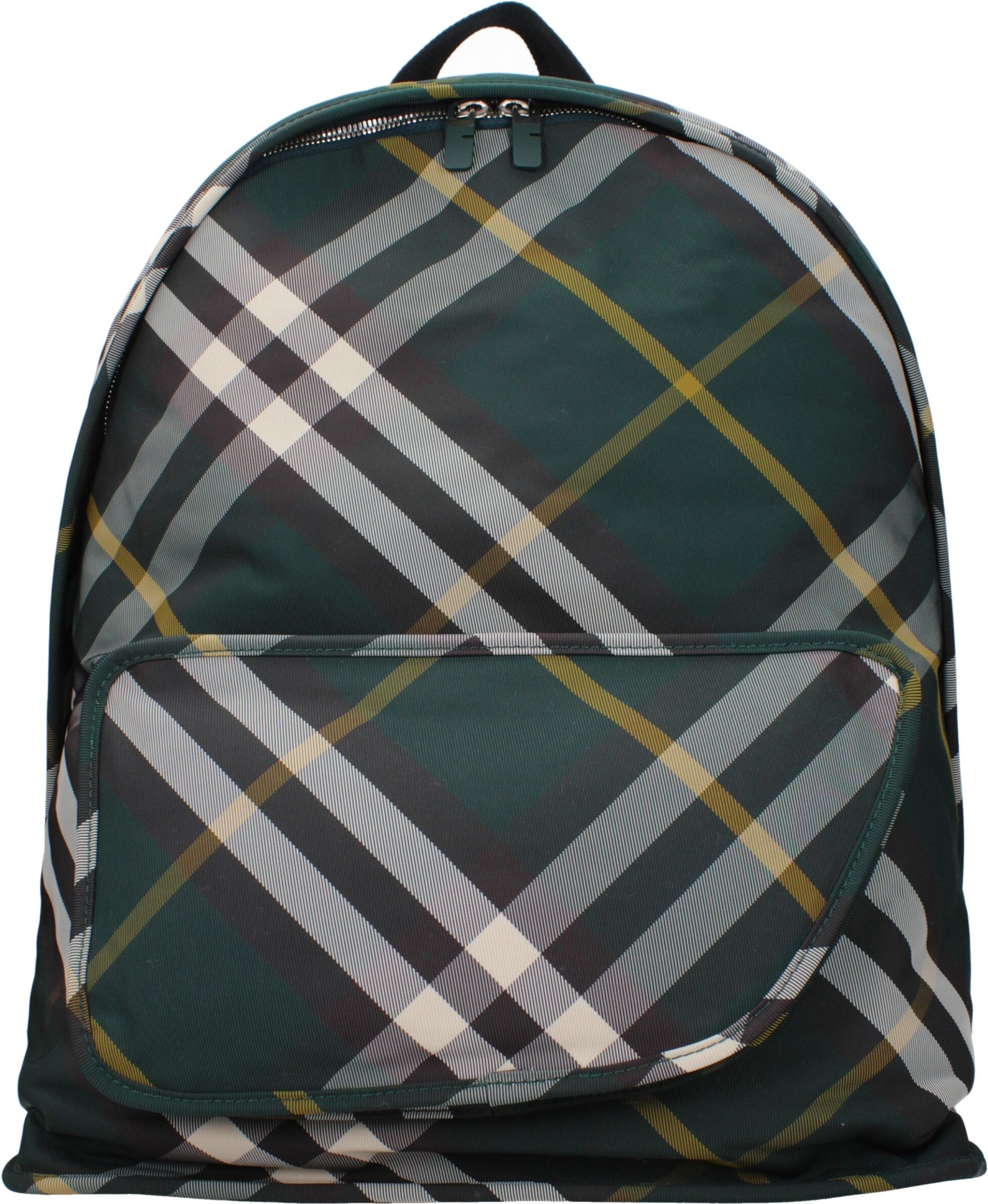 Backpack Burberry Green Fabric Backpacks