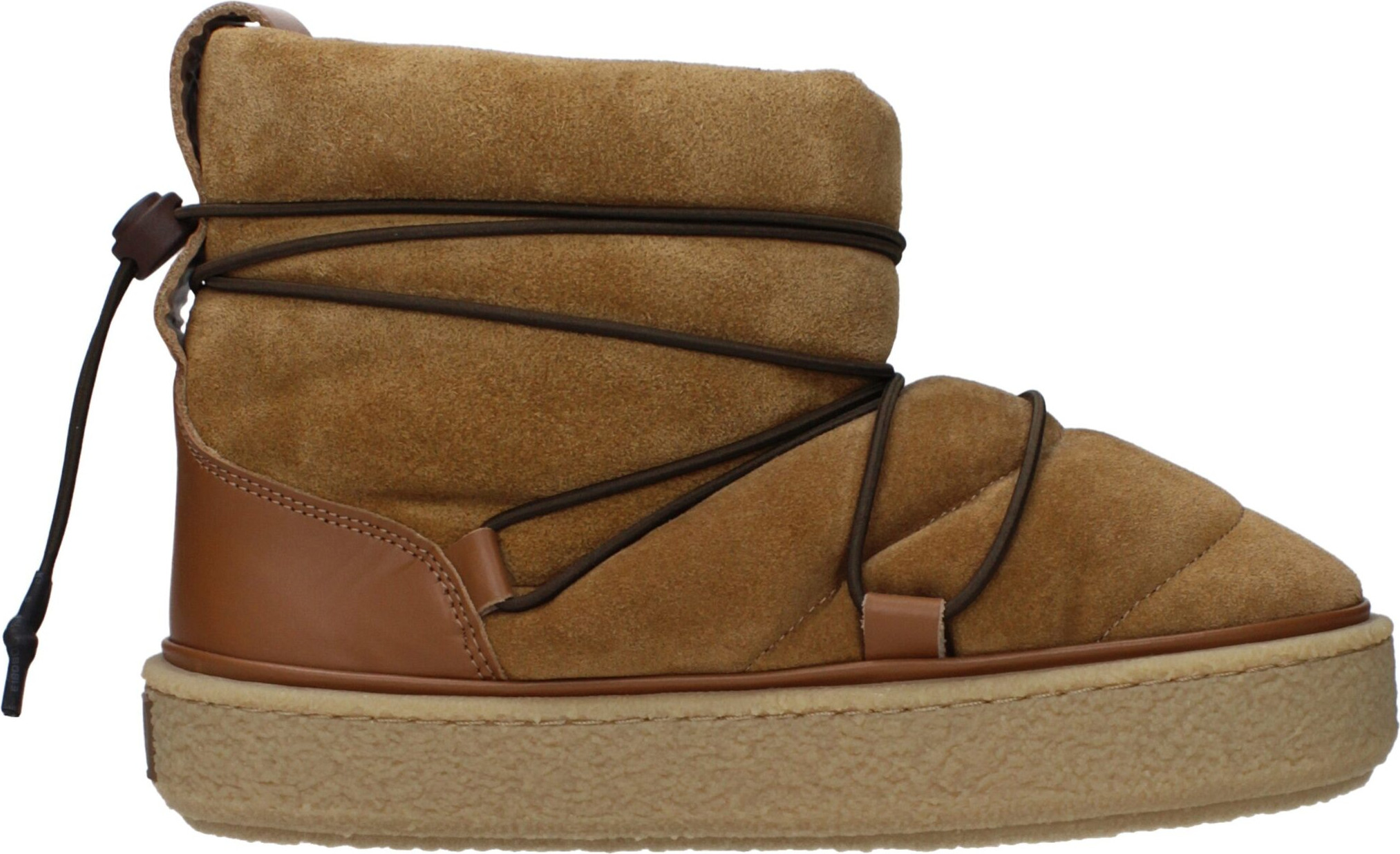 Ботильоны из коричневой кожи Isabel Marant