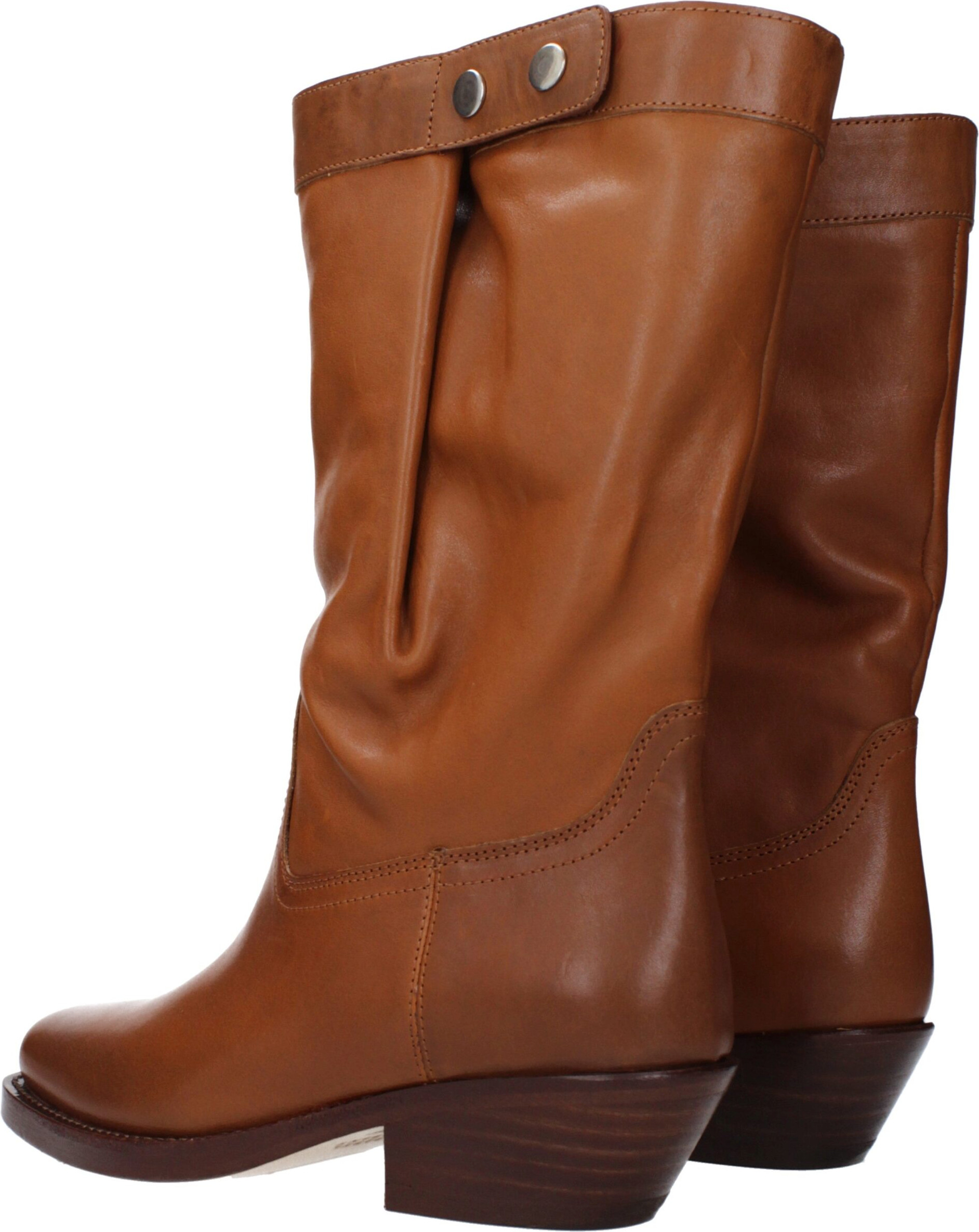 Brown Leather Ankle Boots Isabel Marant