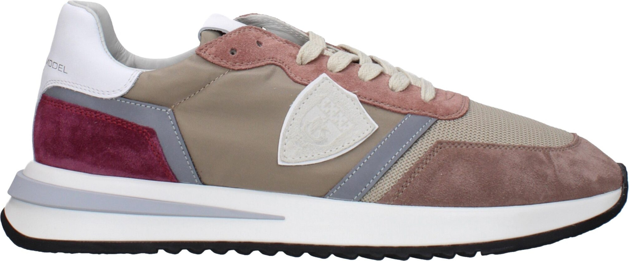 Sneakers Philippe Model Beige Fabric Low Top