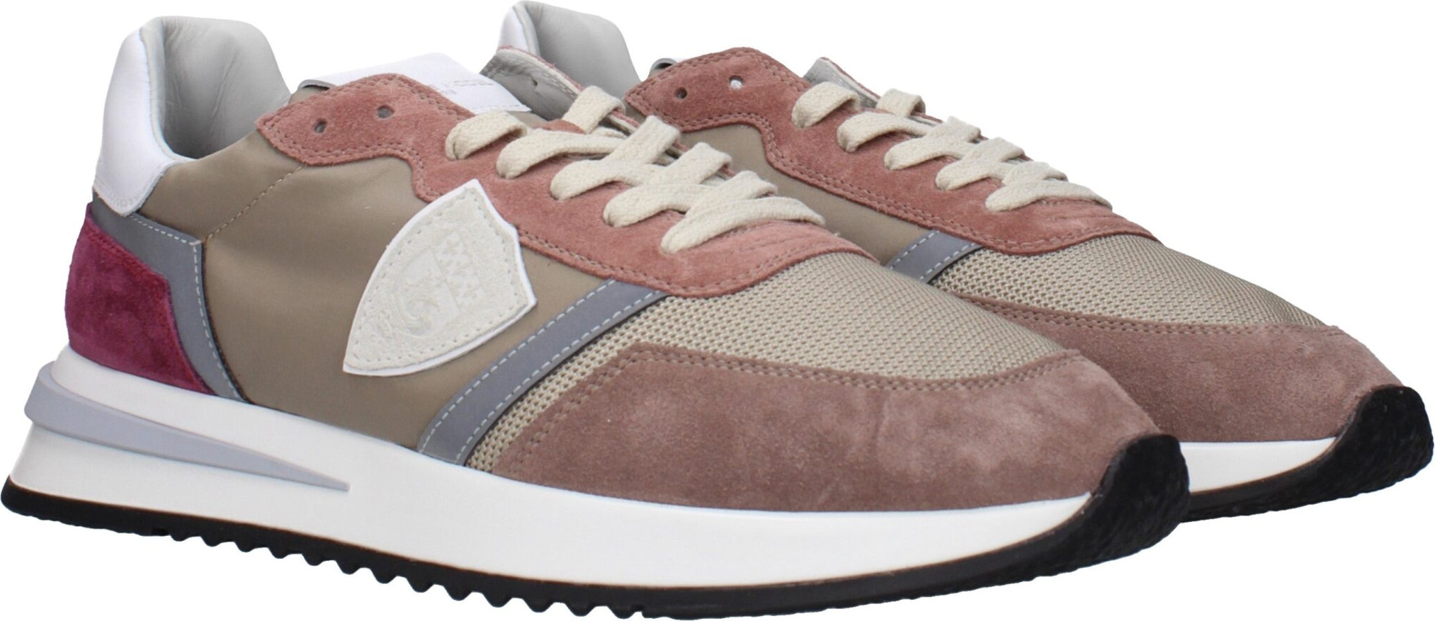 Sneakers Philippe Model Beige Fabric Low Top