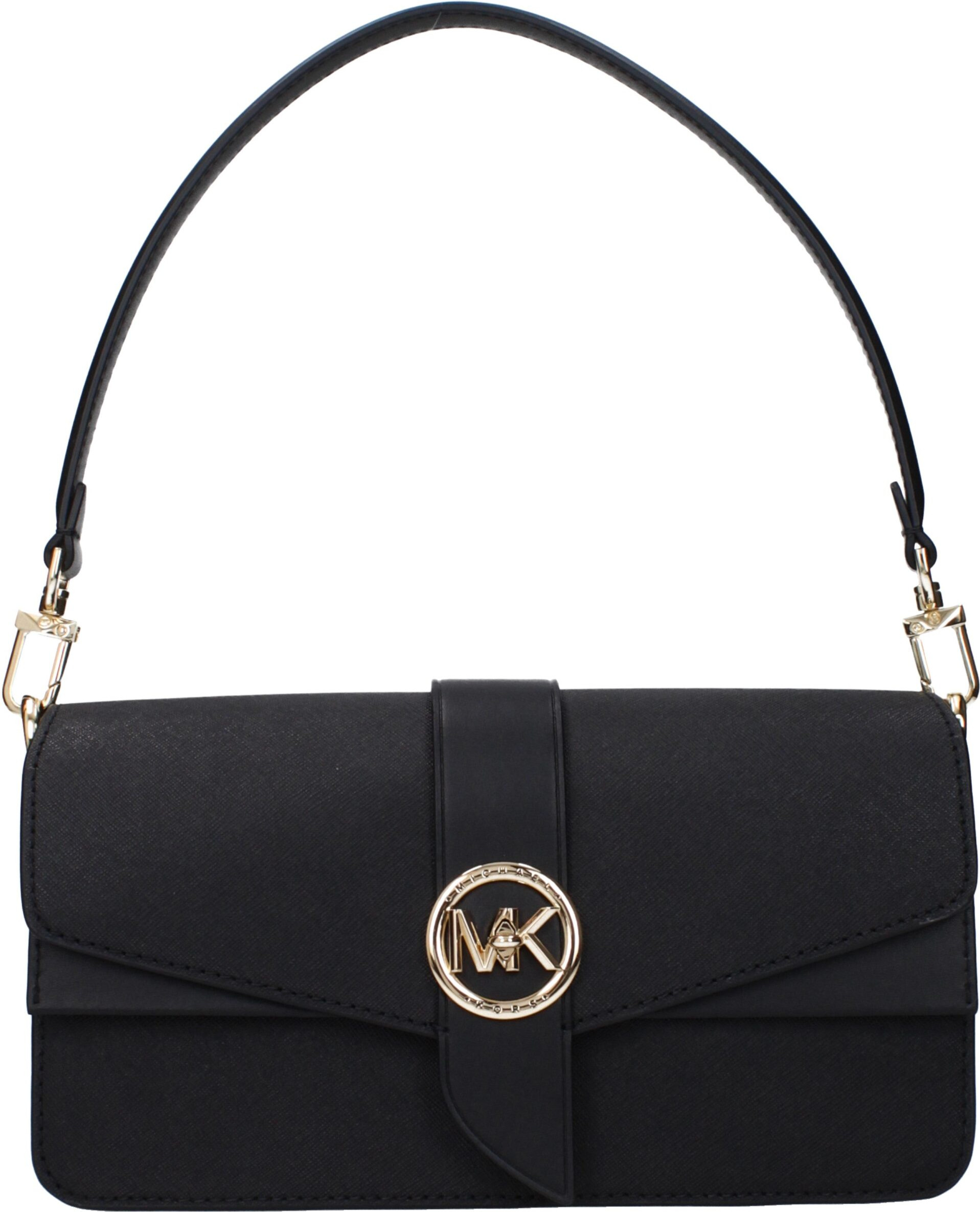 Сумка через плечо Michael Kors Черная кожаная сумка через плечо