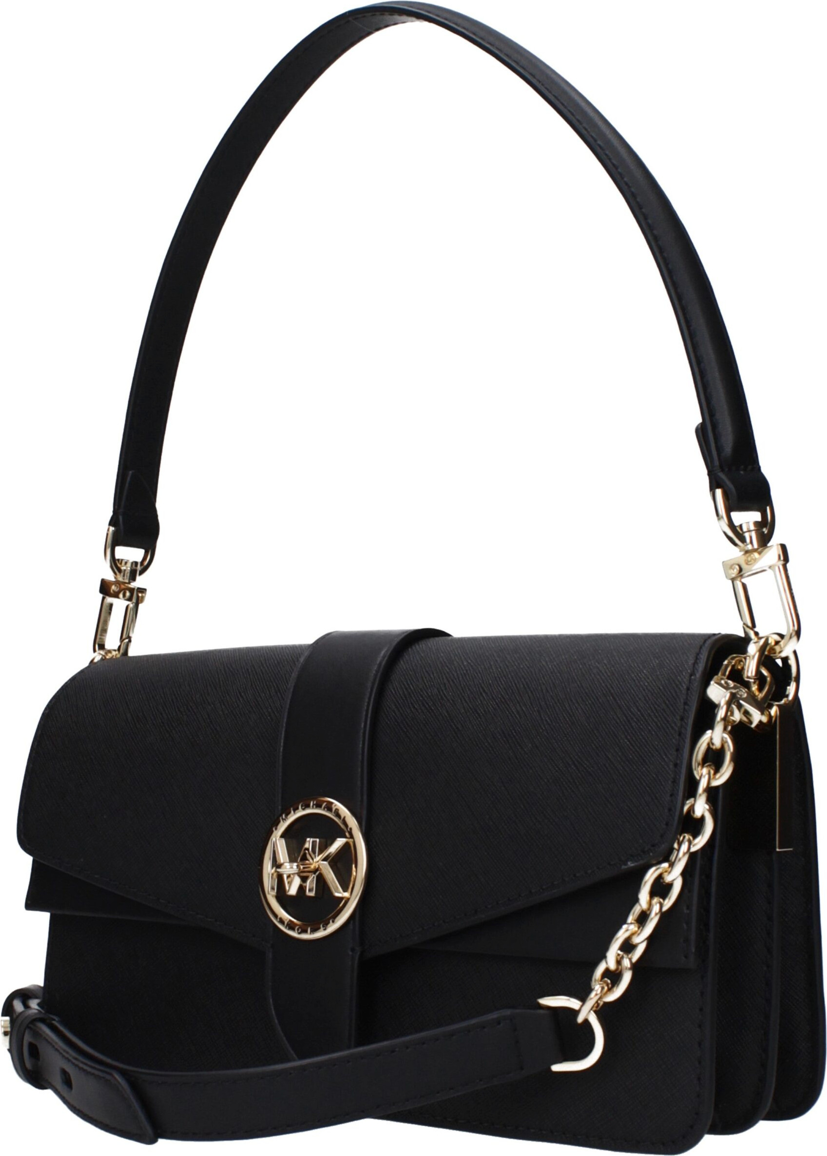 Сумка через плечо Michael Kors Черная кожаная сумка через плечо