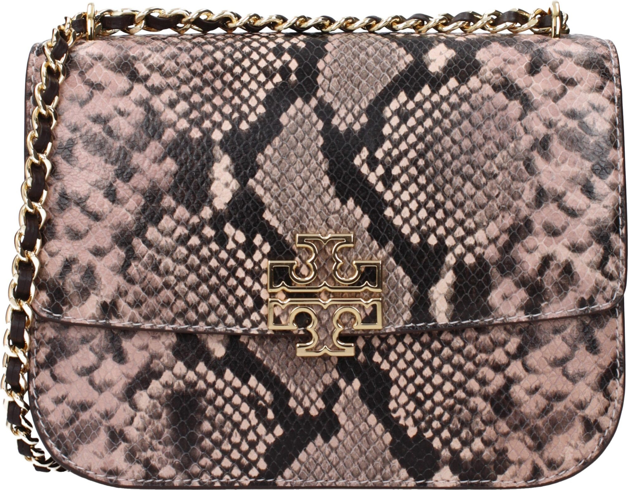 Сумки через плечо Tory Burch Розовая кожа