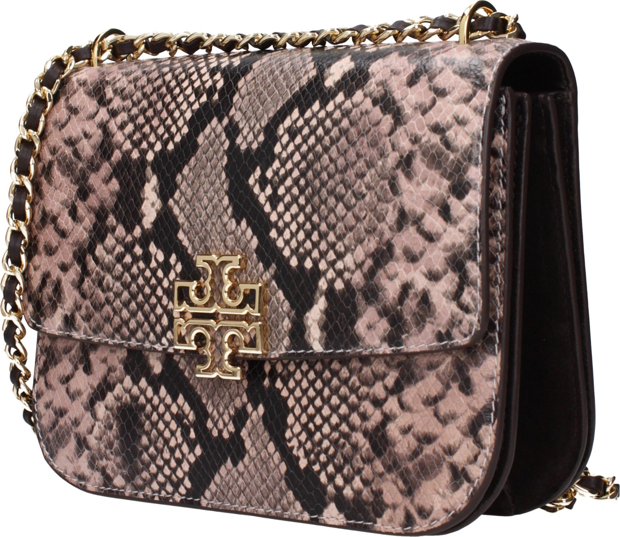 Сумки через плечо Tory Burch Розовая кожа