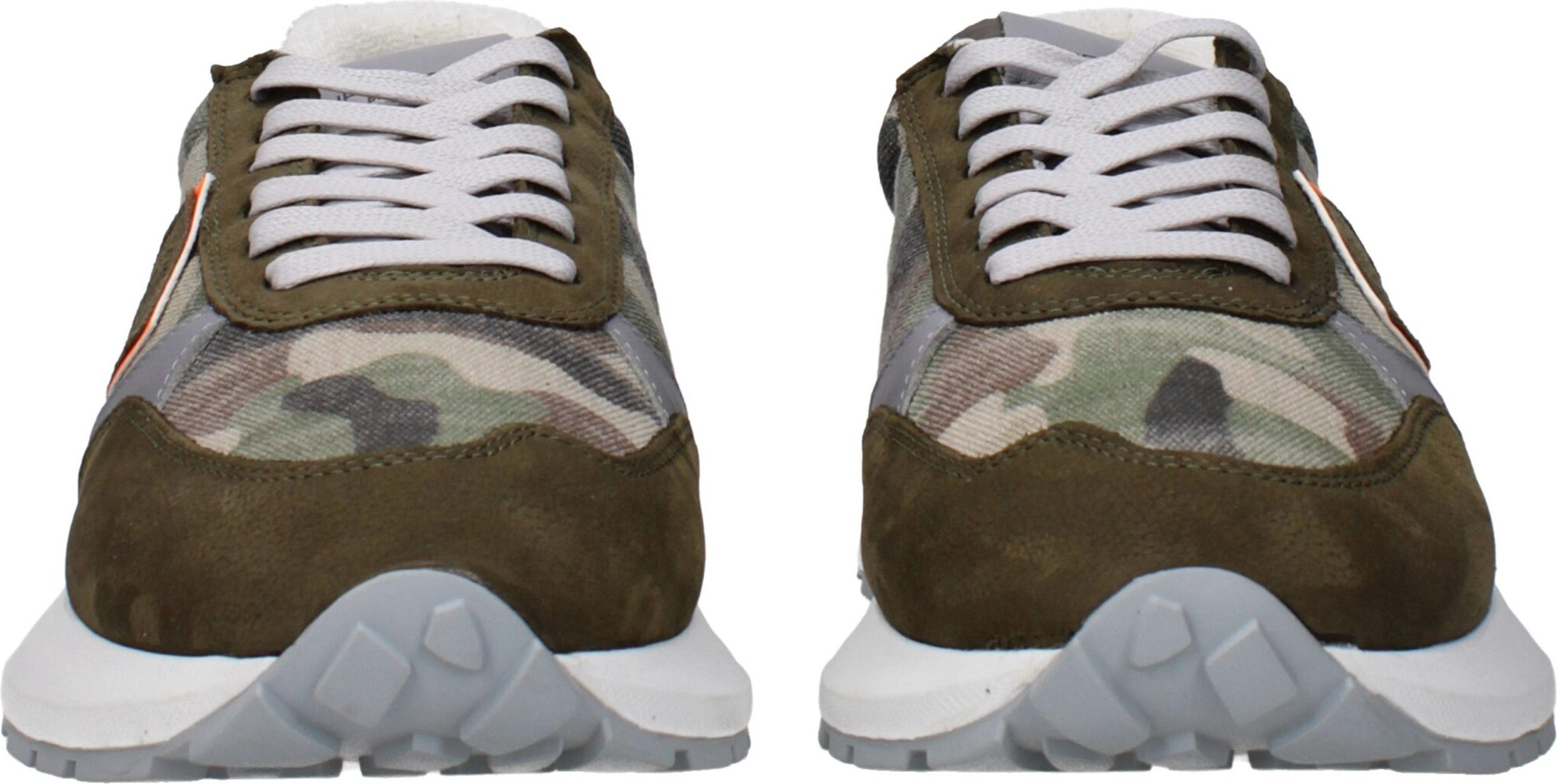 Philippe Model Green Fabric Sneakers