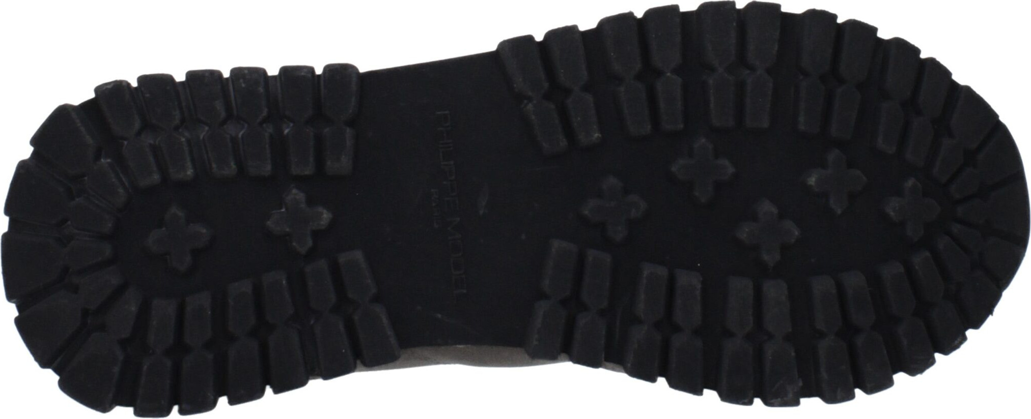 Кроссовки Philippe Model из серой кожи