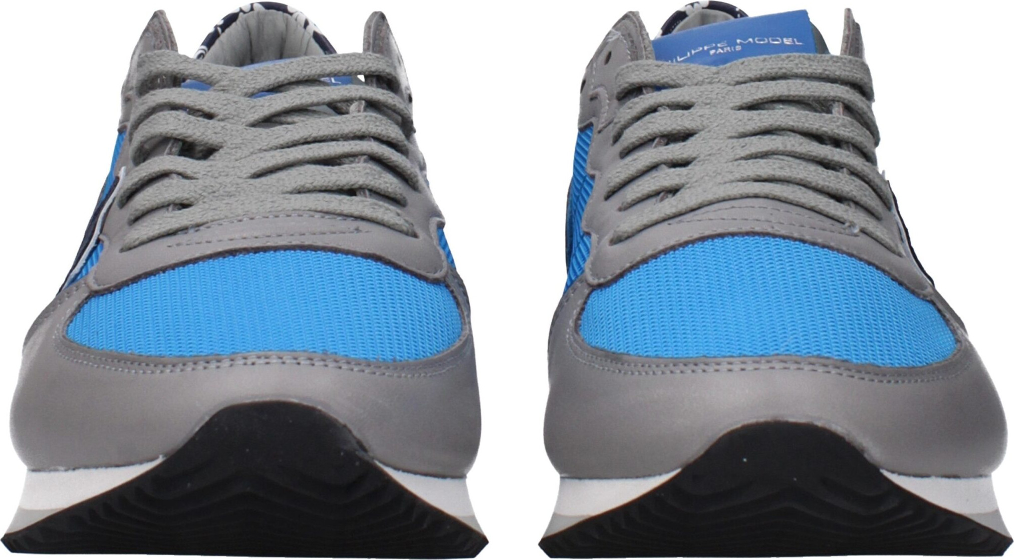 Blue Fabric Low Top Sneakers Philippe Model