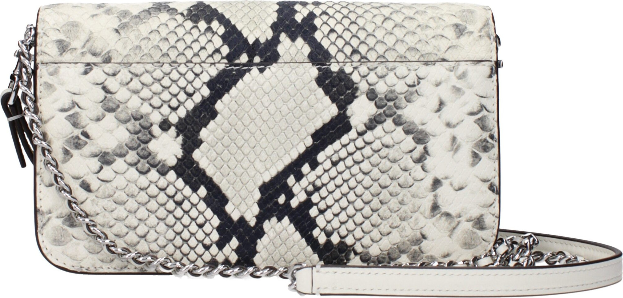 Clutch Bag Tory Burch White Leather