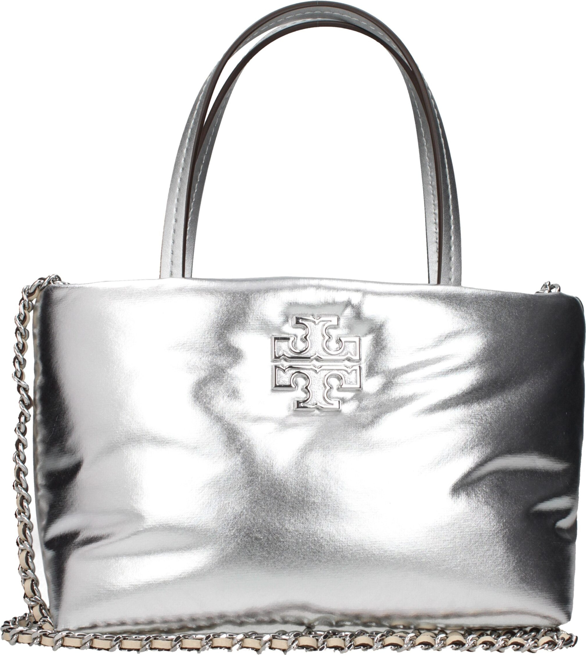 Сумка Tory Burch Серая Кожаная Сумка