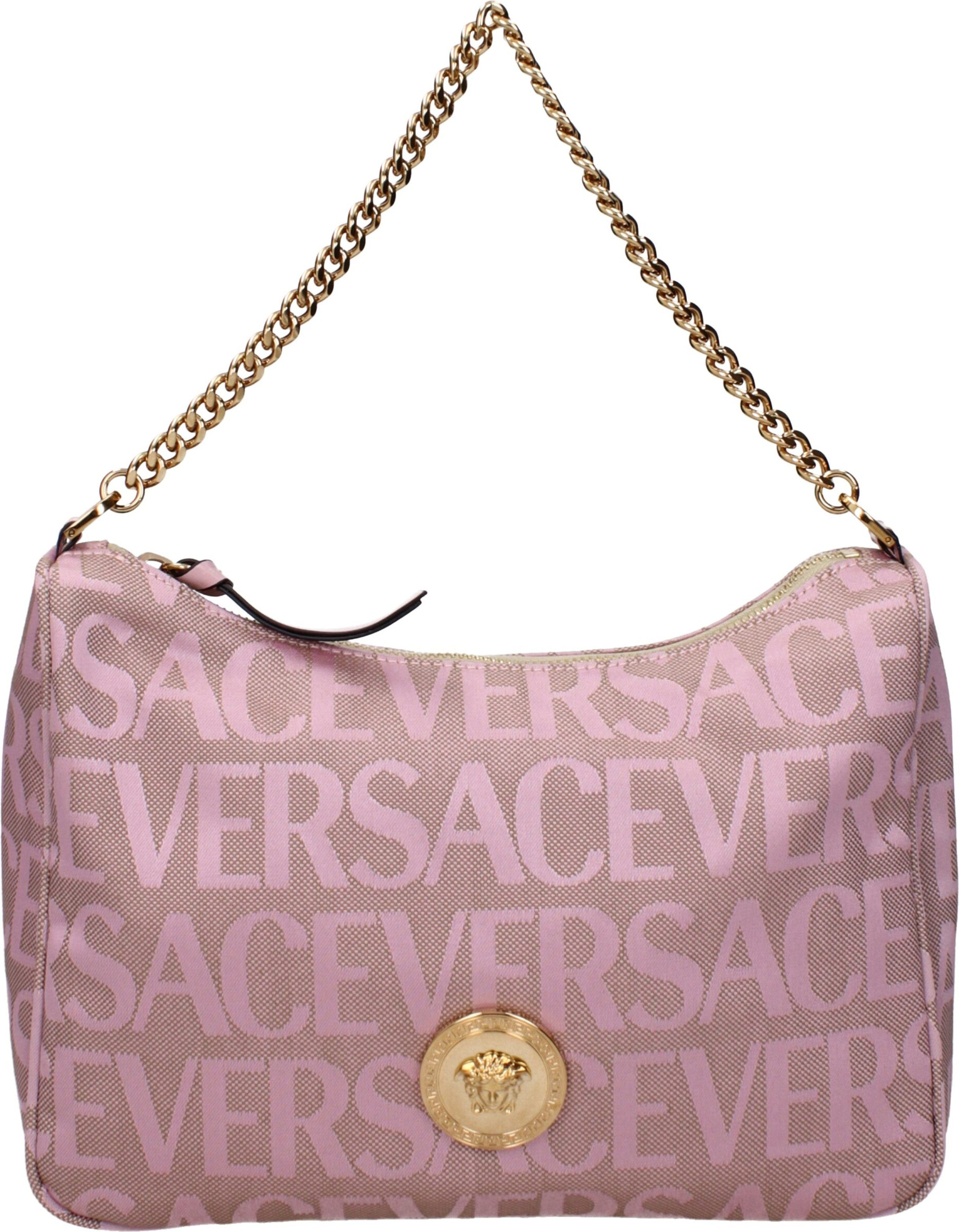 Сумки Versace Бежевая Ткань