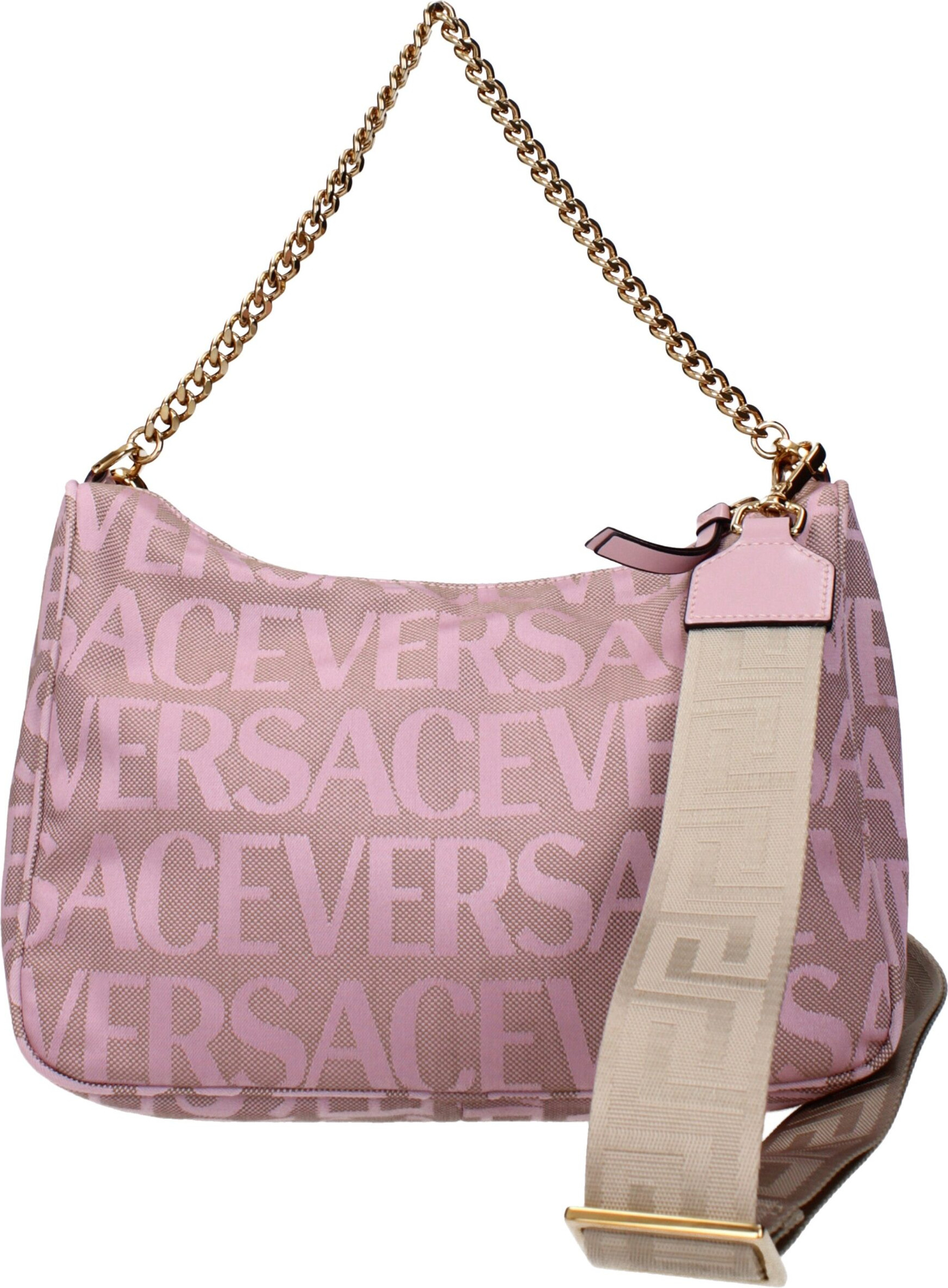 Сумки Versace Бежевая Ткань