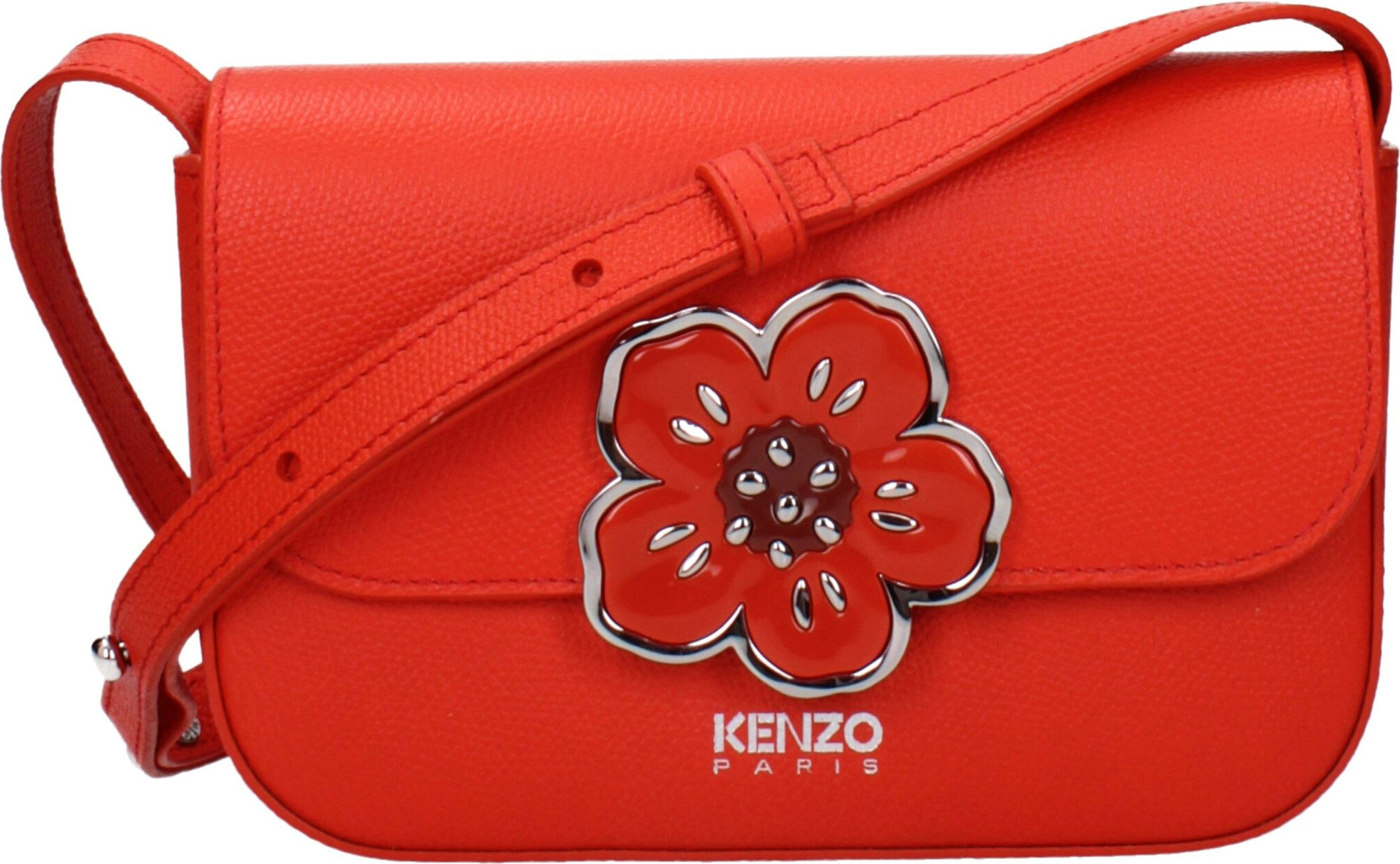 Сумка через плечо Kenzo Красная Кожа