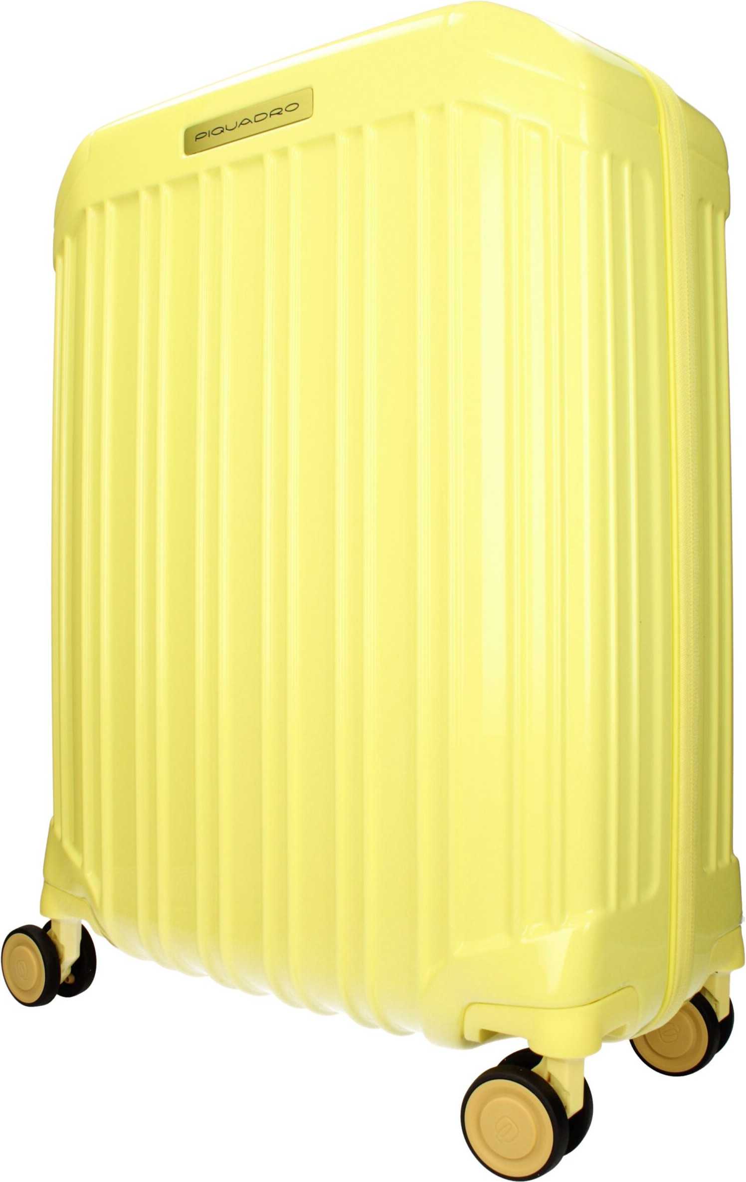 Luggage Piquadro Yellow Polycarbonate Luggage