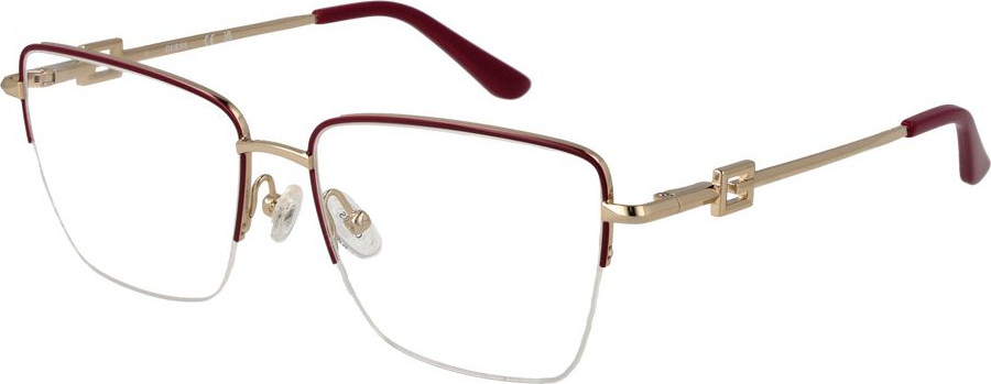 Красная металлическая оправа GUESS