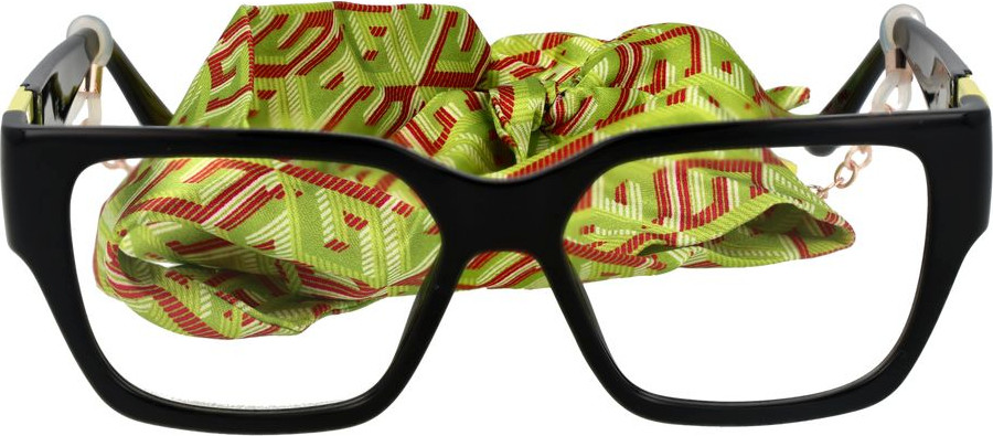 GUESS Black Stainless Steel Glasses (Frames)
