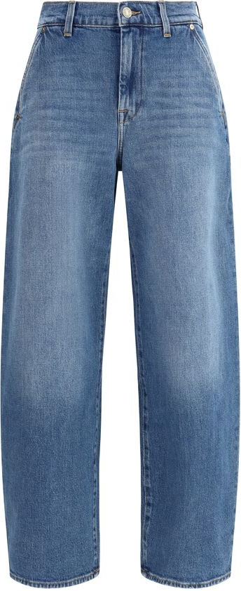 Light Blue Cotton Relaxed Fit Jeans