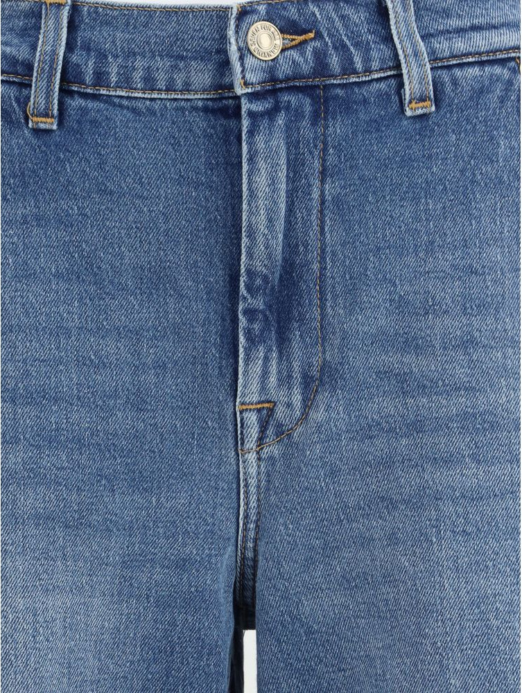 Light Blue Cotton Relaxed Fit Jeans