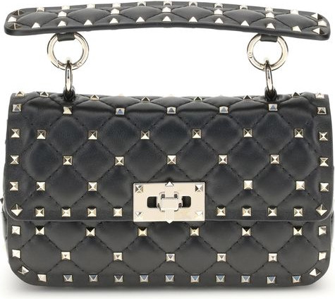 Handbag Valentino Garavani Small Leather Rockstud Spike