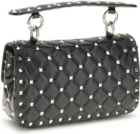 Handbag Valentino Garavani Small Leather Rockstud Spike