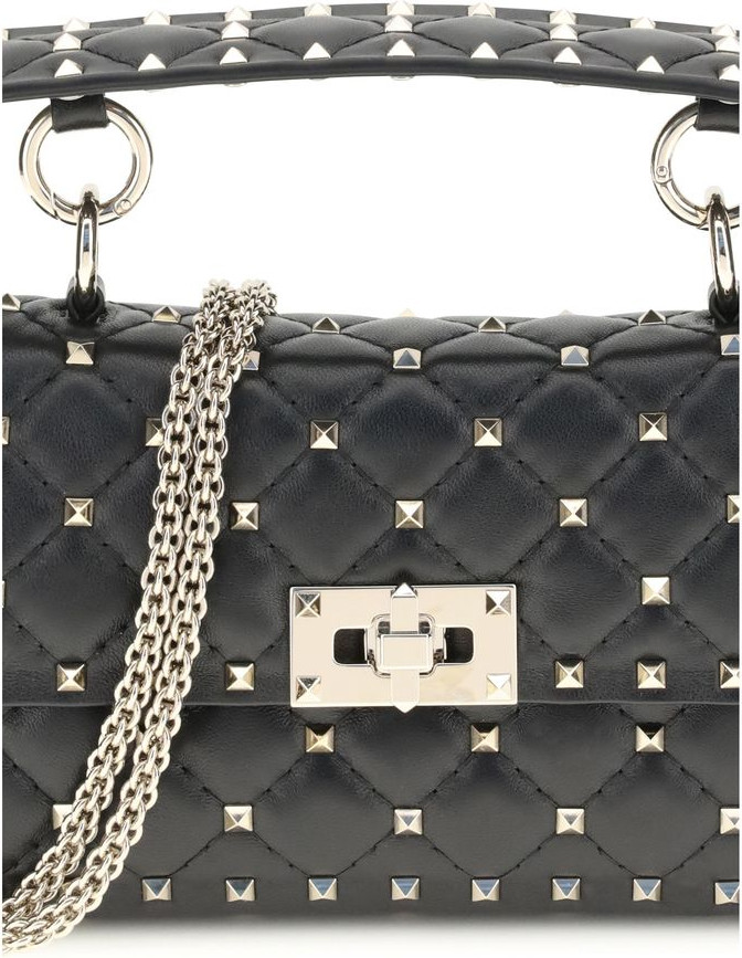 Handbag Valentino Garavani Small Leather Rockstud Spike