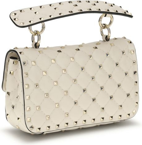 Valentino Garavani Small Leather Rockstud Spike qo'l sumkasi